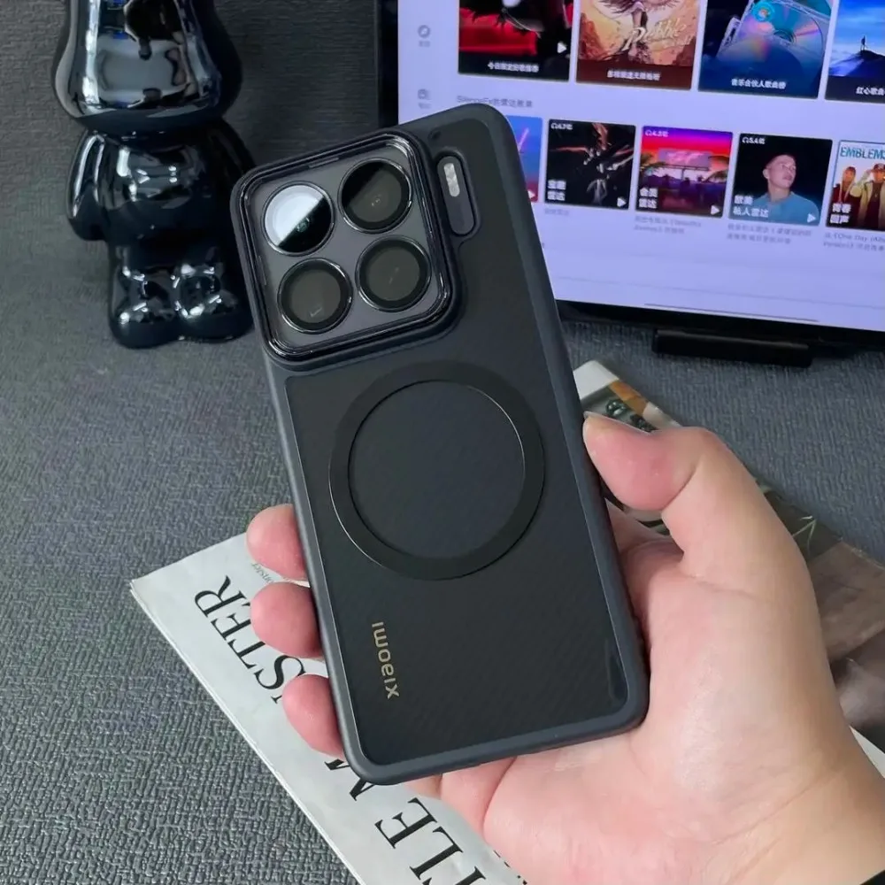 Translucent TPU Wireless Charging Case with Built-in Lens Protector & Soft Shockproof Frame