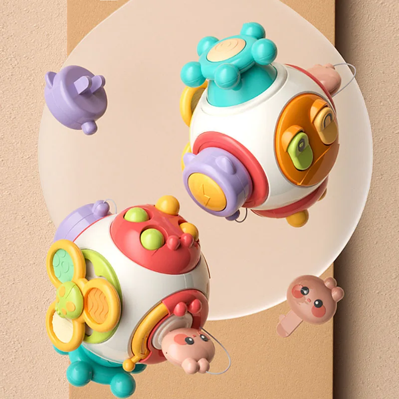 

Baby Busy Cube Box Kids Montessori Educational Toys Learning Hand Grasping Fine Motor Skill Sensory Busy Board Toys for Children