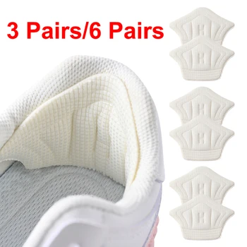 3 paia/6 paia solette patch tallone per scarpe sportive adesivo posteriore misura regolabile piedi antiusura cuscino inserto sottopiede 1