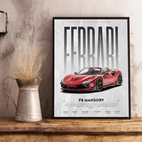 ⁦لوحة كانفاس جدارية لأشهر السيارات الرياضية والخارقة | Iconic Supercars & JDM Canvas Wall Art Poster⁩ - الصورة ⁦5⁩
