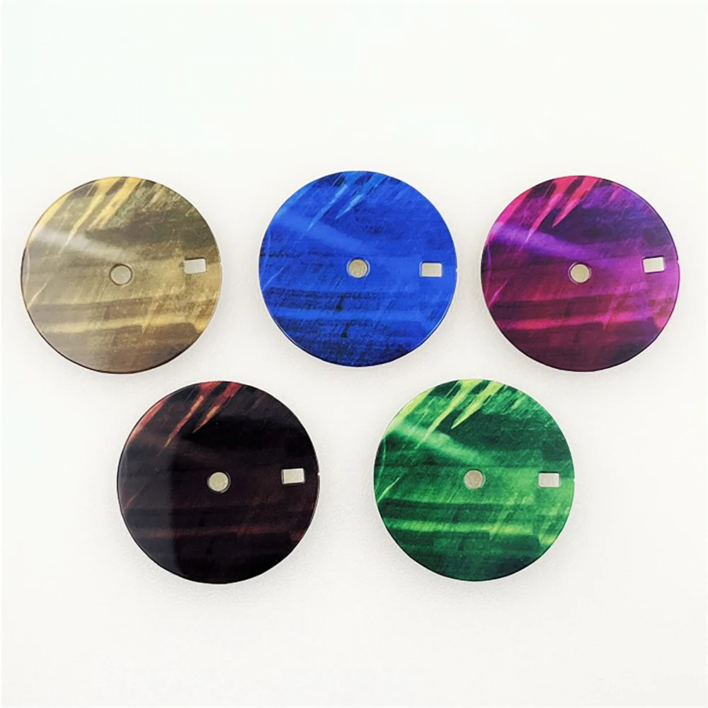 

Enamel Watch Dial 28.5mm, No Luminous Dial NH35, for NH34 NH35 4R35 Movement Simple Fashion Glossy Single Calendar Watch Faces