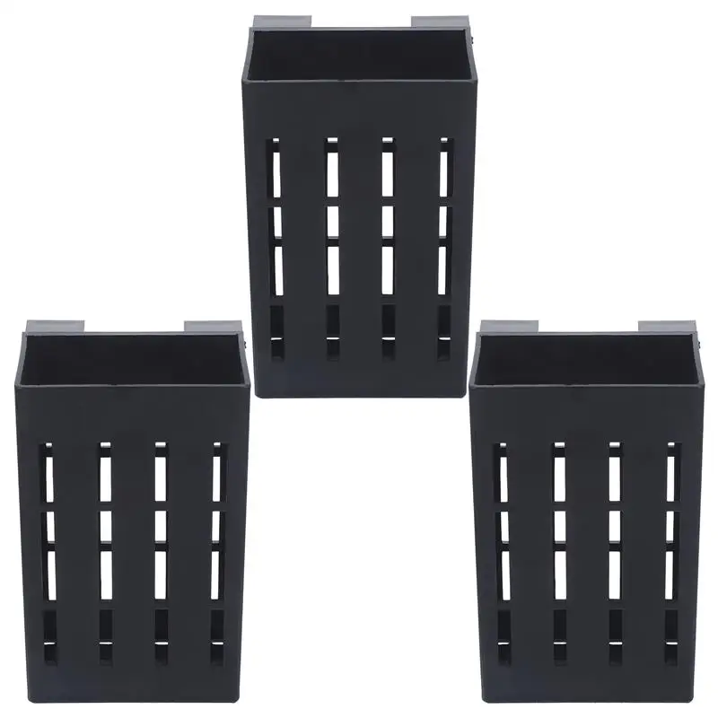 3pcs Plastic Aquarium Plant Holder Fish Tank Aquatic Hanging Aquatic Planter Aquarium Stand Pots Holders Flowerpot Basket Plants fish tank ornaments,fish tank decorations,aquarium ornaments