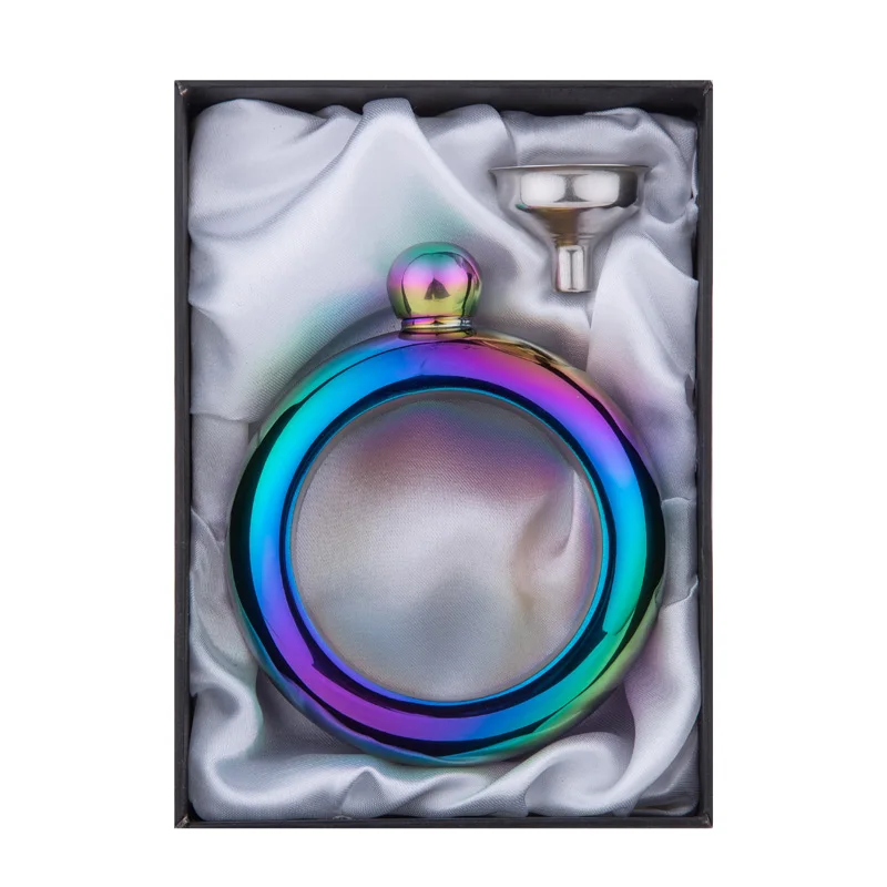 2017 새로운 무지개 또는 로즈 골든 컬러 도금 팔찌 팔찌 힙 플라스크 4 OZ,..