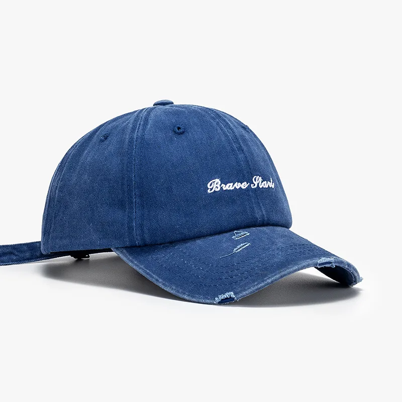 

Distressed Baseball Cap for Men Women Washed Cotton Vintage Man Cap Adjustable Trucker Hat Snapback Hats