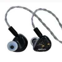Apevoix Grit 1DD + 4BA + 1BC Tribrid IEM HiFi Earphones Wired Earbuds with 3.5mm Plugs 2