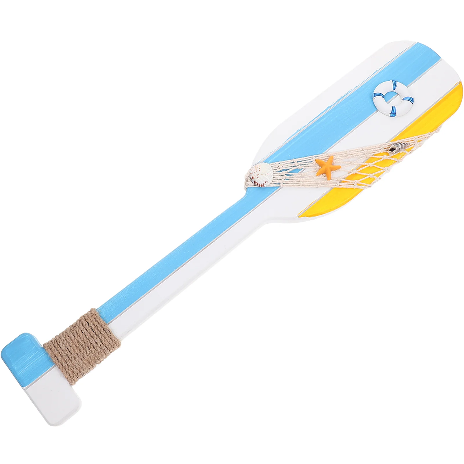 

Mediterranean Decoration Wall Macrame Hanging Ocean Themed Ornament Light House Decorations for Home Paddle Wood Beach Country