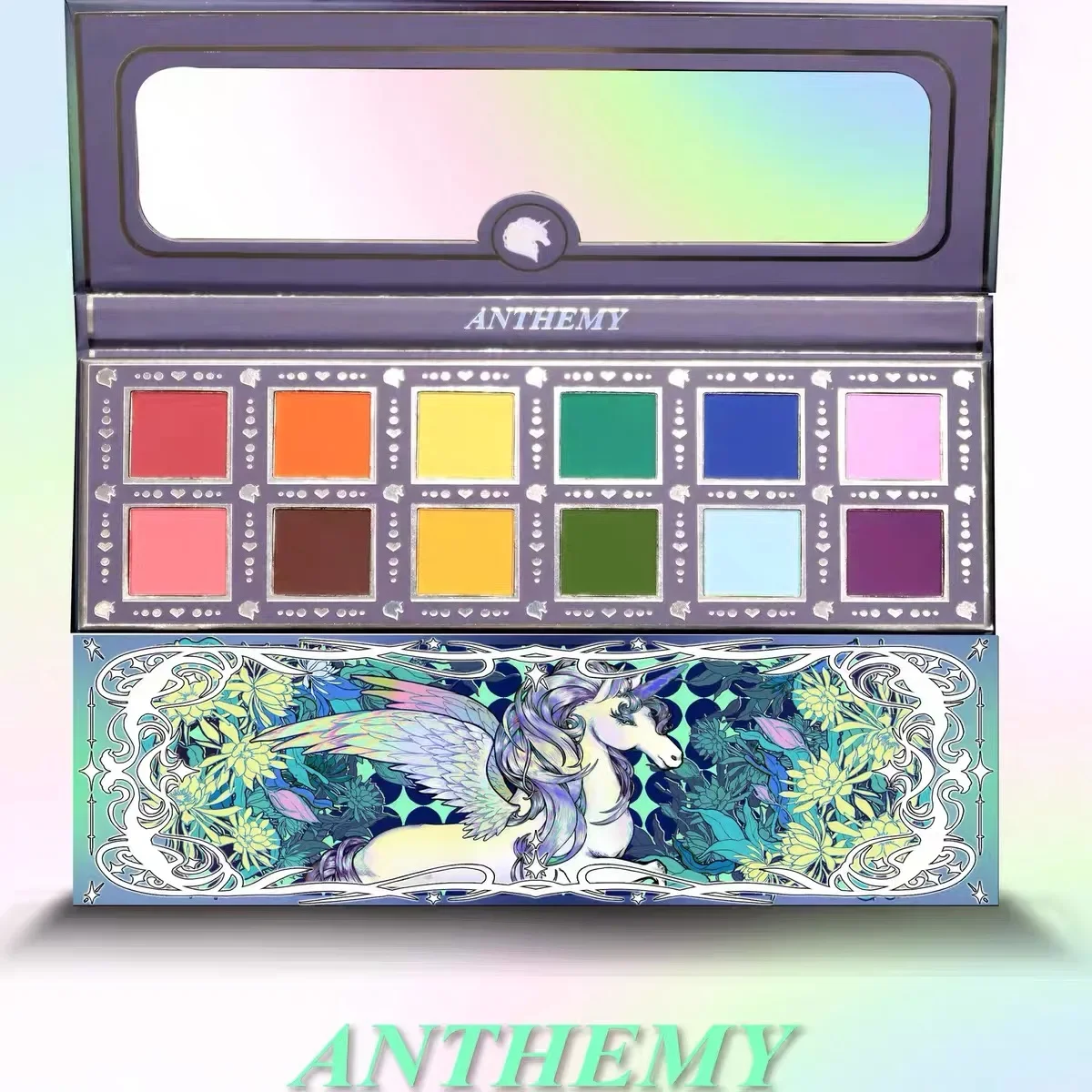 Anthemy 10 Colors Scale Chameleon Eyeshadow Palette Matte Glitter Waterproof Long Lasting Cosmetics  Women Eye MakeUp Pallet 4