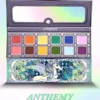 Anthemy 10 Colors Scale Chameleon Eyeshadow Palette Matte Glitter Waterproof Long Lasting Cosmetics  Women Eye MakeUp Pallet 4