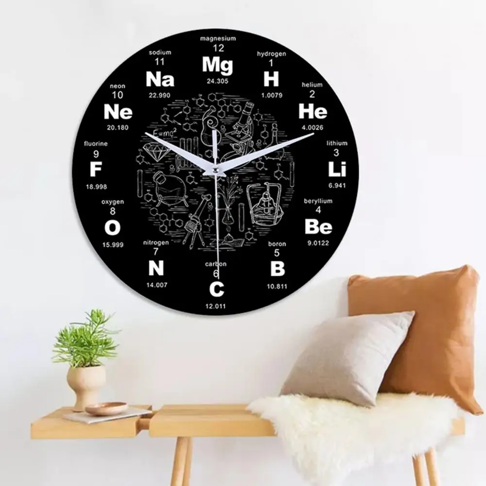 

Silent Wall Clock Modern Acrylic Digital Wall Clock Silent Non Ticking Quartz Timepiece for Room Bedroom Battery Operated Home
