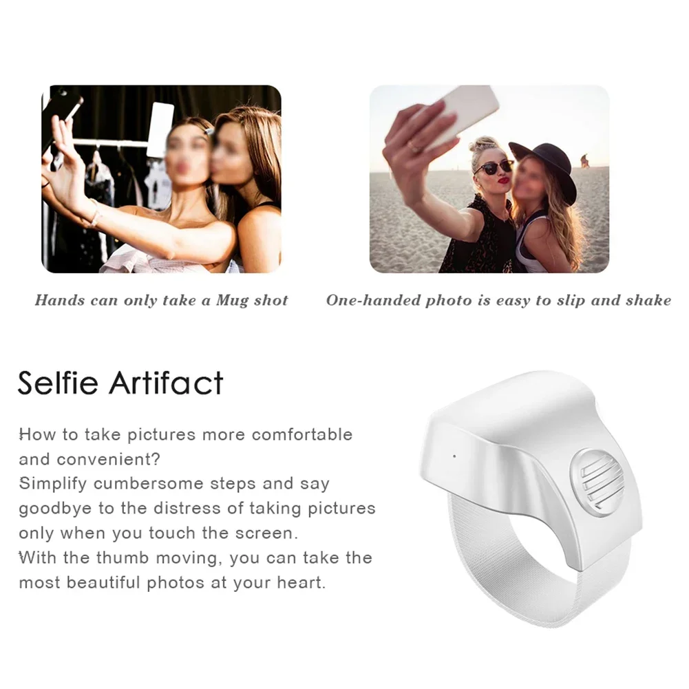 Hands For Selfies with Remote Camera Controller Long Control Range Easy Pairing Compatible with All Smartphones camera remote shutter button camera remote shutter release