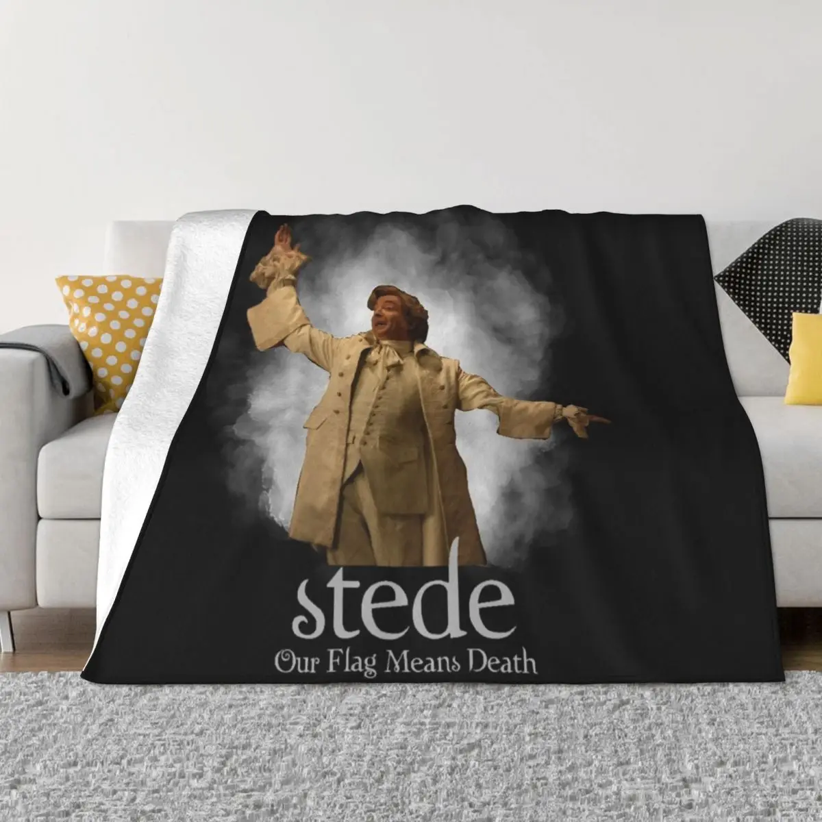 

Team Stede (Blackbeard OFMD) Throw Blanket Sofa Throw Plaid Flannel halloween Blankets