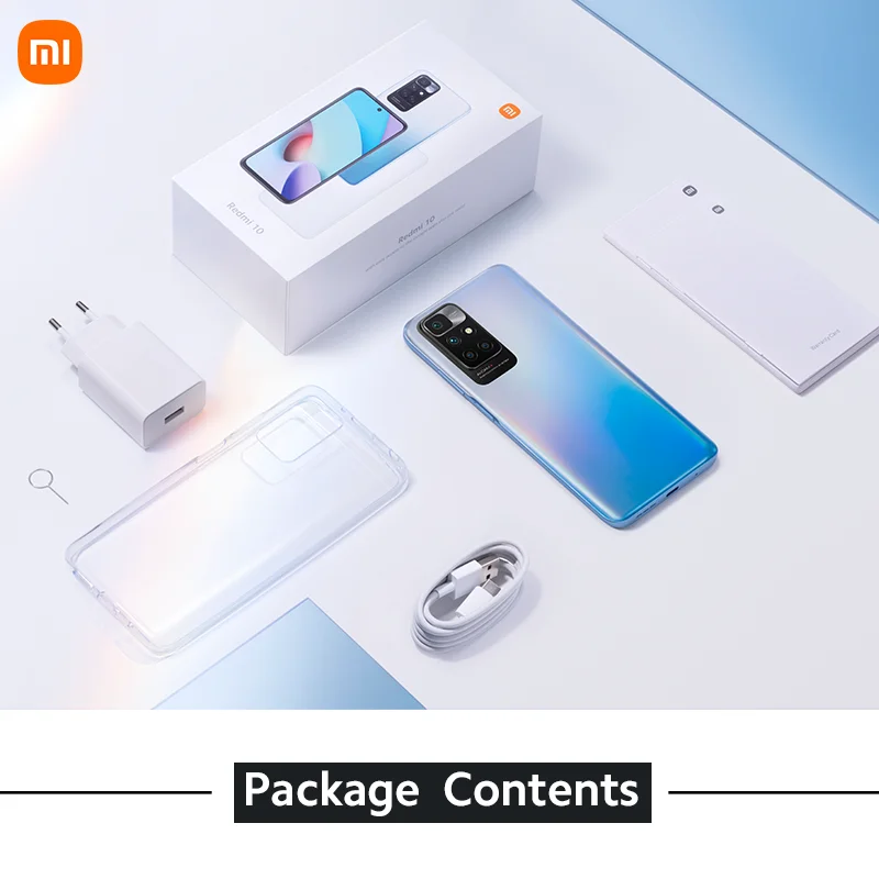 Globální varianta Xiaomi redmi 10 2022 64GB 128GB mediatek helio G88 octa jádra 50MP AI čtyřnásobný kamera 90hz FHD displej redmi10 2022