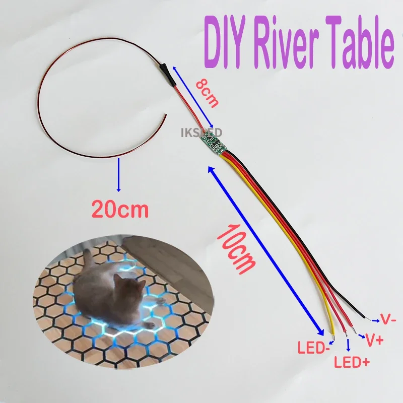 Tiktok Network Red Same style river table air separation touch induction switch 3v-24v touch induction cellular coil customized