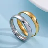 Classic Luxury 4mm Arc Smooth Titanium Ring Steel Couple Stainless Exquisite Custom Jewelry Party Gift Various Colors Available 6