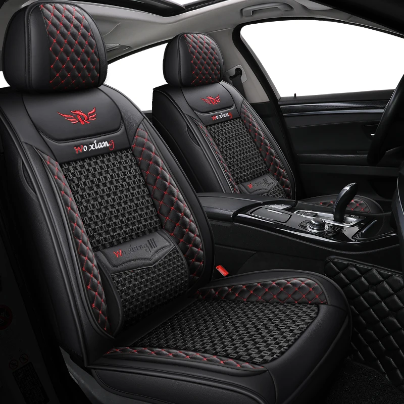 

Чехлы на автомобильные сиденья для Audi Q7 2007 A4 B7 B8 Avant A6 C5 100 C4 A1 100 A3 Sportback, 1 шт., универсальные аксессуары