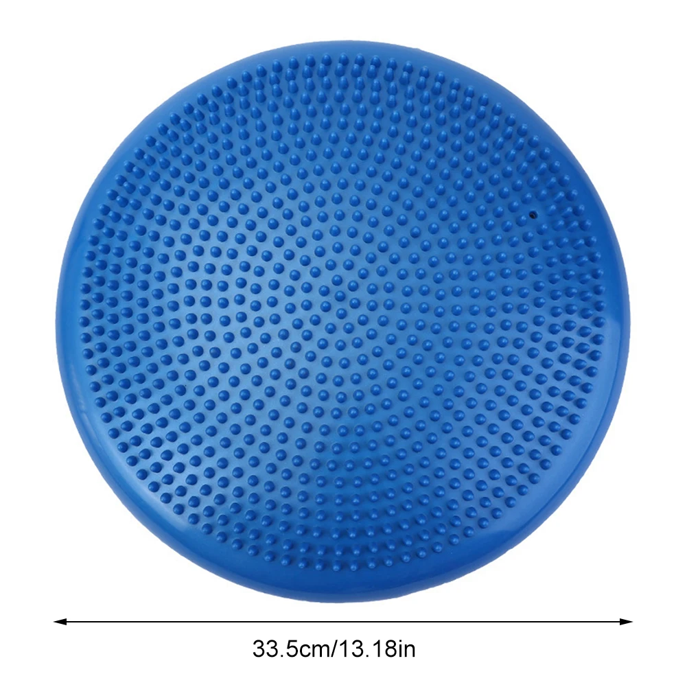 Yoga Balls Massage Pad Inflatable Stability Wobble Balance Disc