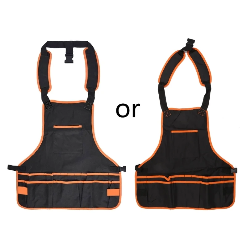 

Рабочая сумка, фартук для хранения инструментов, садоводство, ремесло, ремонт механика, ткань Оксфорд, 95x55 см