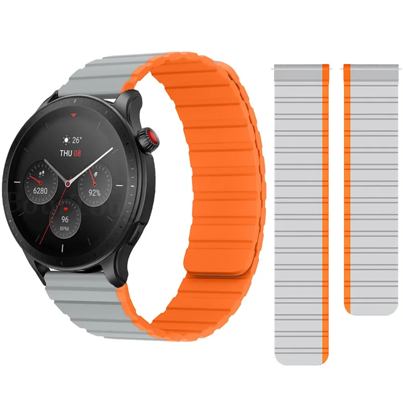 

Magnetic Strap For Amazfit GTR 4 3 Pro 2 2e Quick release Silicone Band For Amazfit GTR Mini Replacement Watchband Bracelet Belt