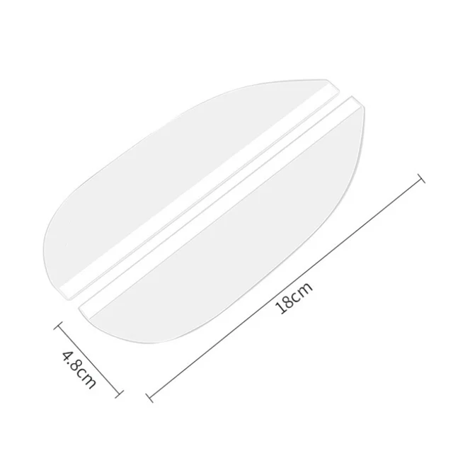 BLALION 2PCS Car Rearview Mirror Rain Eyebrow Rain Shield Universal Rearview Snow Sun Visor Rain Cover Safe Driving Accessories 2