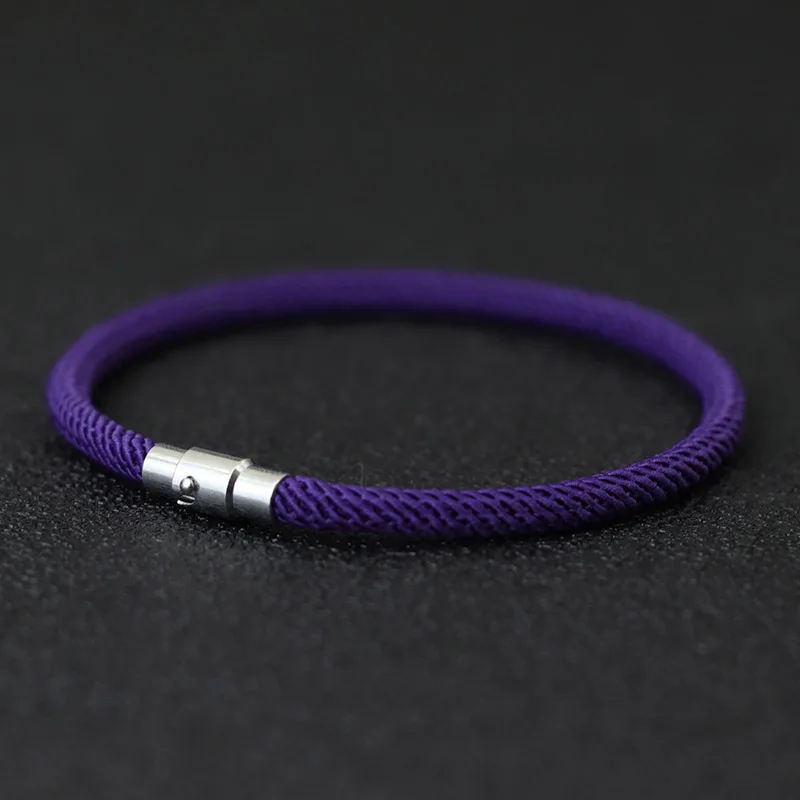 Minimalistisches Seilarmband für Herren und Damen, bunt, passend, stapelbar, Glücksfaden, Brazalete, Freundschaftsarmband, Makramee Pulsera – Detail 7