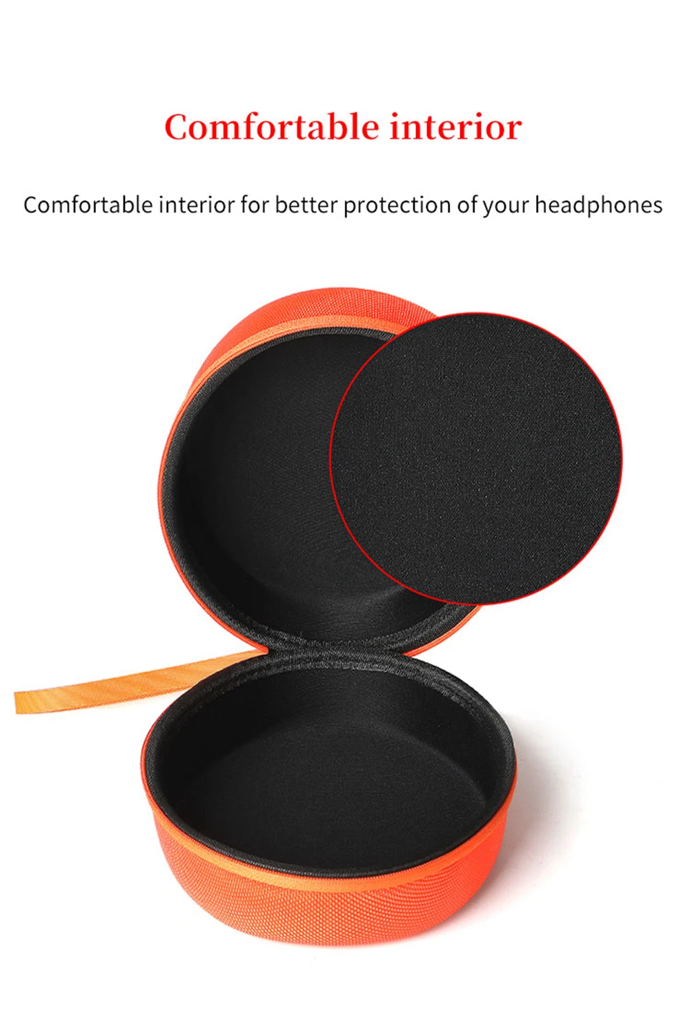 Portable Hard EVA Storage Bag for QCY 20 Pro/Haylou S35 ANC/Nokia Headphone Box Travel Carrying Case