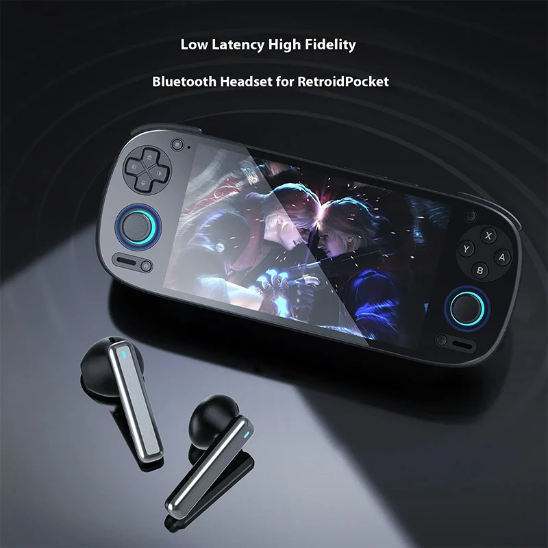 5 Pocket Console H1 Bluetooth Earbuds Headphone - Low Power Consumption Long Battery Life Compatible With All Retroid Devices_voghion.com