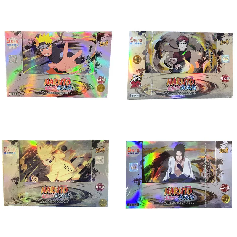 

KAYOU Original Anime Naruto Heroes Card Array Box SE BP CR Ninja World Collectible Card Toy Christmas Gift for Kids
