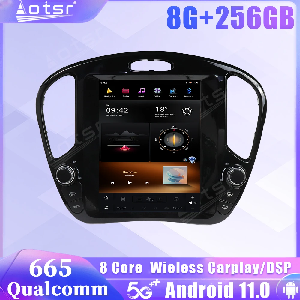 Qualcomm Snapdragon Android12 Autoradio Touch Screen Per Nissan Juke 2010-2019 Gps Carplay Stereo Head Unit Upgradation