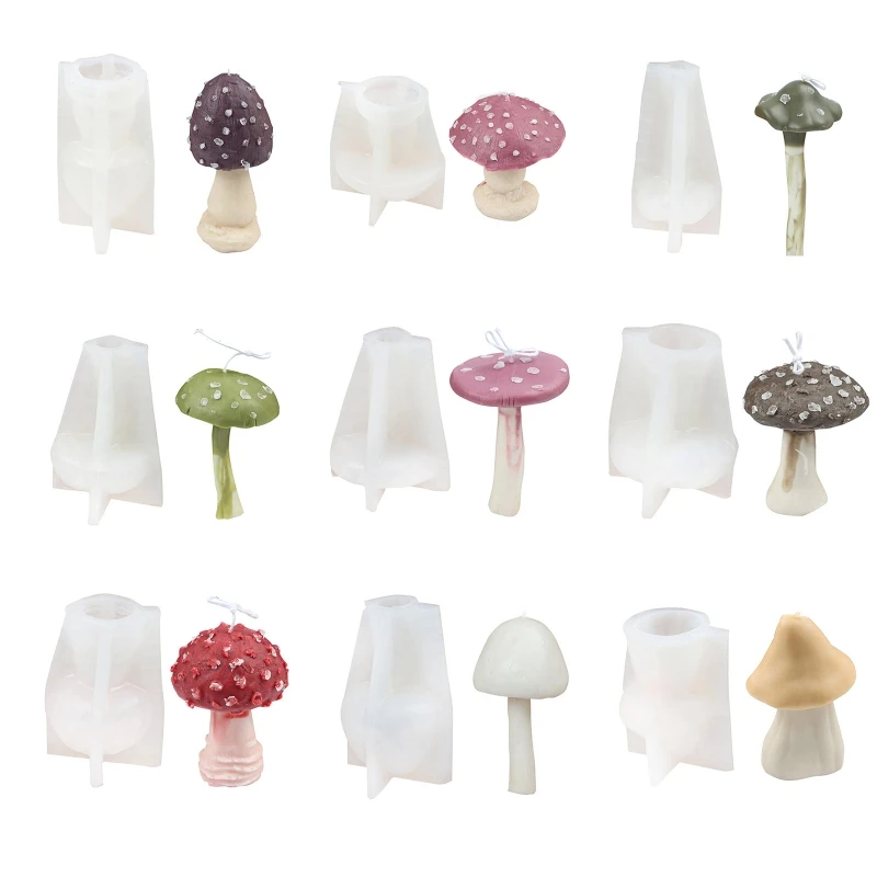

Mushroom UV Crystal Epoxy Resin Mold Plaster Silicone Mould