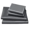 Mulberry Silk Bed Sheet Set with Fitted Sheet Flat Sheets Pillowcase Luxury Solid Color Bedding Sets Wrinkle-Free Antiallergic 1