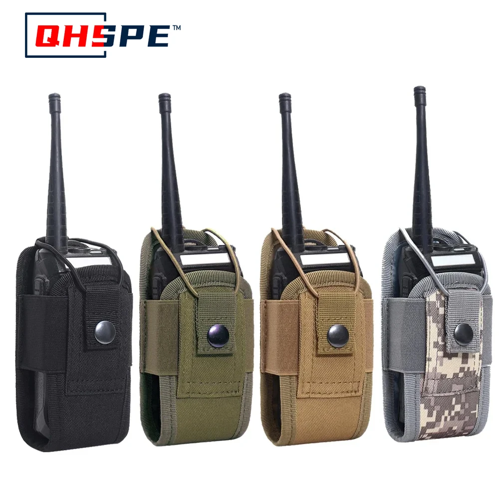 Walkie Talkie Pouch 1000D Tactical Molle for Hunting Camping