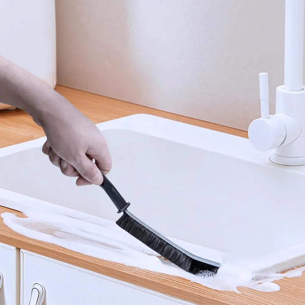 Crevice Cleaning Brush,Hard Bristle Gap Brush,Bathroom Kitchen Dead Corner  Cleaning Brush, Door Window Seam Cleaning Brush,Window Sliding Door Track