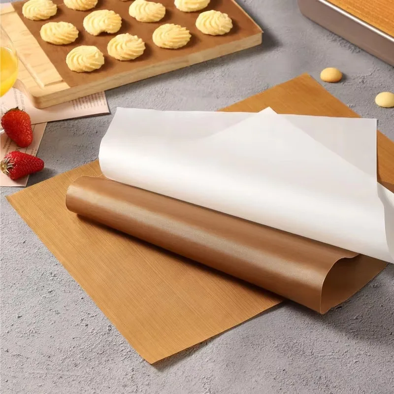 Non Stick Baking Pizza Oilcloth Teflon Heat-resistant Household Baking Tray Cake Roll Oven Oilcloth Non Stick Cloth