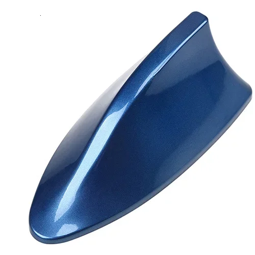 Antena aérea decorativa con forma de aleta de tiburón para techo de coche, pegatina para techo, diseño de señal de radio FM universal para todos los automóviles