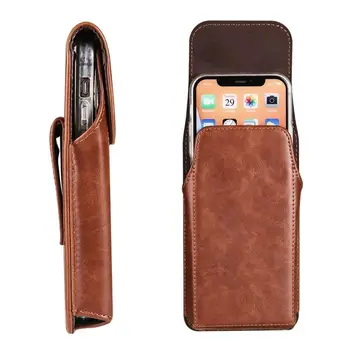 Porta Cellulare con Clip da Cintura in Pelle PU con Chiusura Magnetica, Borsa Protettiva Multiuso Portatile da Cintura