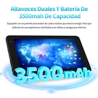 PRITOM 7 Inch Tablet PC 32 GB Android 11 with Quad Core Processor HD IPS Display Dual Camera WiFi with PU Protective Case - Image 6