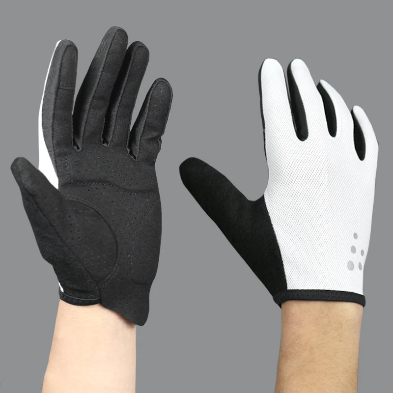 Full Fingers Breathable Cycling Gloves Sweat Proof Men Women Sport Anti-shock Bicycle Bike Gloves Guantes Ciclismo 3