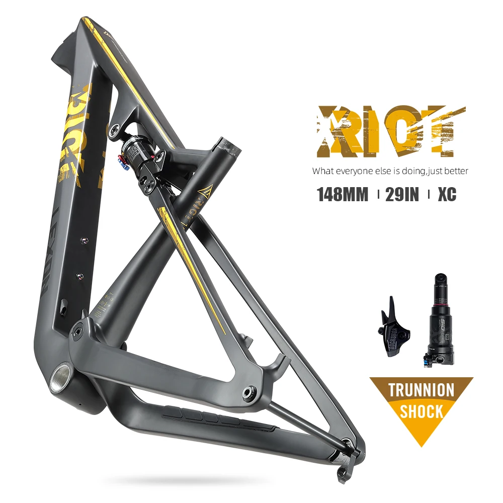 

LEXON Carbon MTB Frame Full Suspension Bicycle Framest BSA73 Boost 29er 148 12mm DH Downhill XC ROCKSHOX DNM Cycling Bike Parts