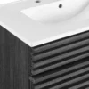 Render 30" Bathroom Vanity with Sink in Charcaol White 30"W X 18"L X 32.5"H Superior Quality Sturdy and Durable 5