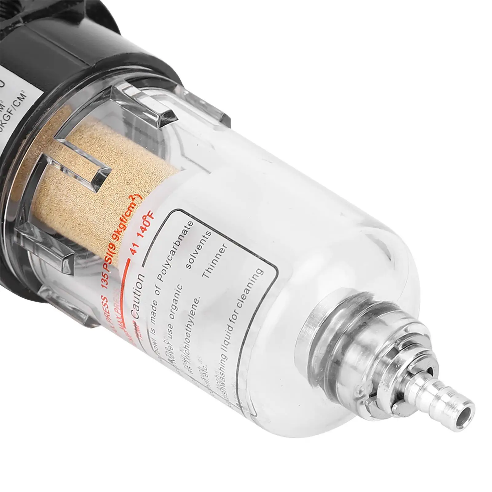 1/4 Inch AFR2000 Compressed Air Filter Oil-Water Separator with Pressure Gauge and Oil Water Regulator