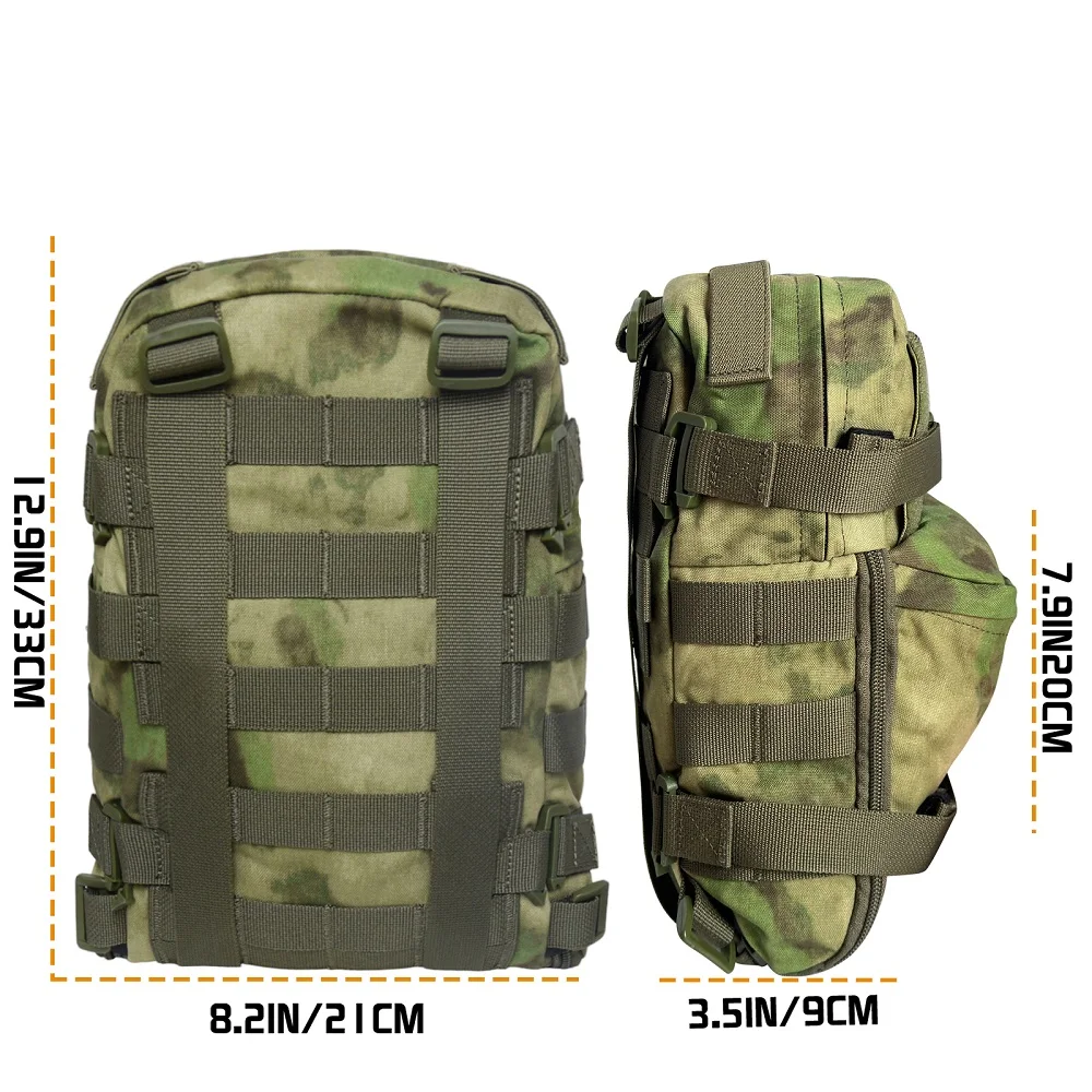 EMERSONGEARS taktische Weste Tasche Mini Trinkbeutel Trinkrucksack Assault Molle Tasche 2L Sport Wasserbeutel – Detail 14