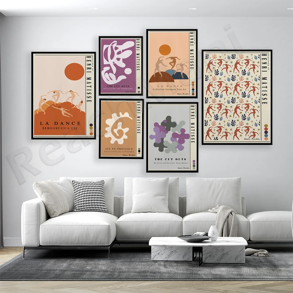 

Henri Matisse Exhibition Poster, Vintage Matisse Art Print, Art Gallery Poster, Museum Poster Pattern Wall Art Decor Gift
