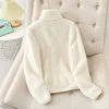 Women's Fleece Coat Winter Warm Thicken Jacket Two-Sided Wear Double-Sided Velvet Coral Fleece Coats Polar Fleece Jackets 2