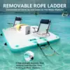 6/8ft Floating Dock Water Platform, Multi-People Inflatable Non-slip Floating Mat, Dock Platform for Lake/Island/Swimming Pool 1