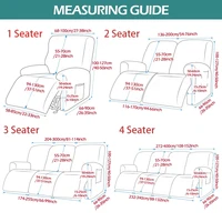 1seater Recliner Sofa Cover For Living Room Relax Armchair Slipcover Stretch Lazy Elastic Jacquard Couch Chair Cover 2