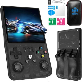 Open Source R36Max 4 Inch IPS Screen Retro Handheld Video Game Console Linux System Portable Pocket Game Player RK3326 Chip 1