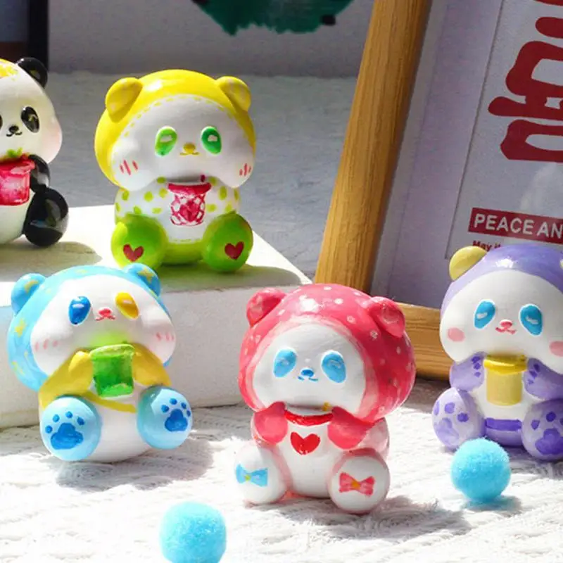 

Наборы для рисования пластырем для детей, Набор для творчества, детская игрушка, инструмент для творчества с моделями панды для всей семьи