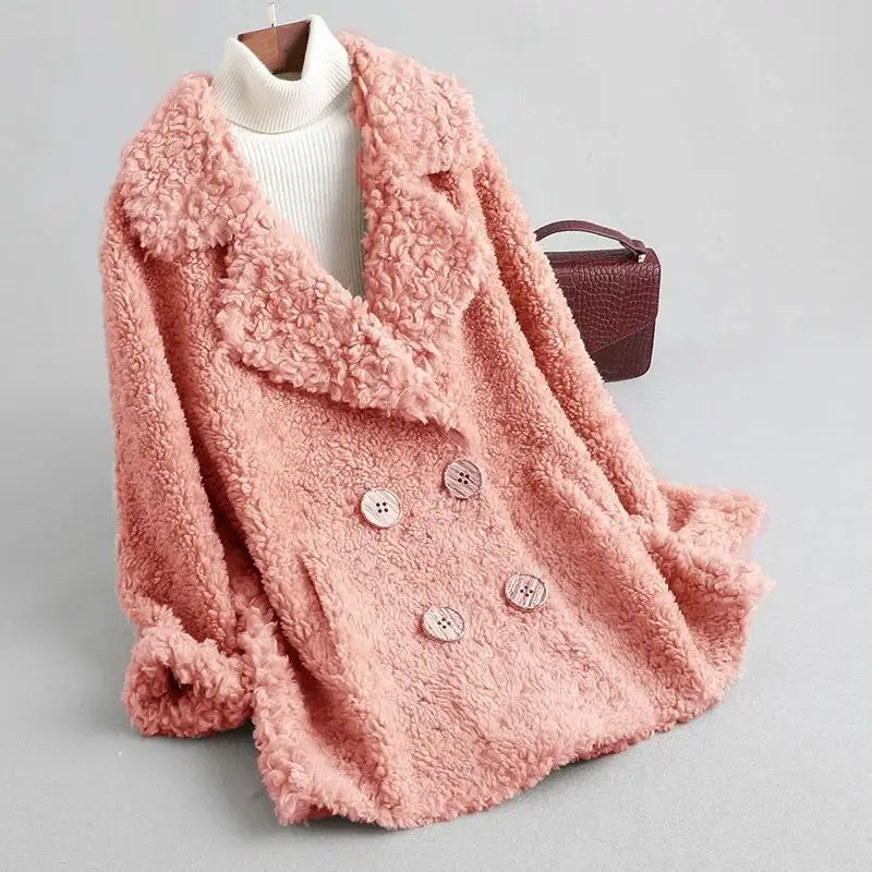 

Woman Real Natural Fur Coat Clothing Winter Jacket Female 2023 Warm s and Jackets Ladies G689