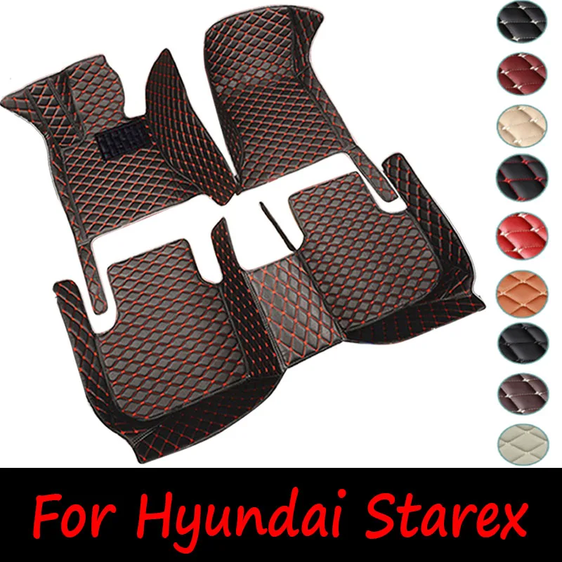 

Car Floor Mat For Hyundai Starex H-1 TQ 2008~2017 Anti-dirty Pad Car Acessories Full Set Mud Car Trunk Floor Mat Car Accessories