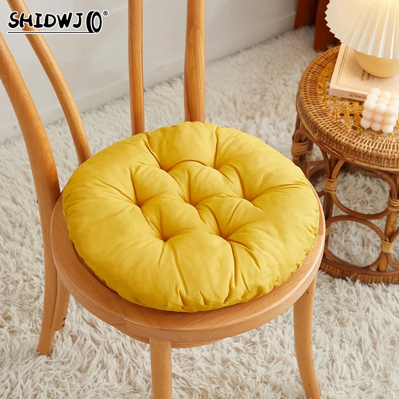 Xpnit - Cuscino per sedia spesso per sedia da pranzo, morbido, per interni ed esterni, per casa, ufficio, giardino, 45 x 45 cm, colore: beige